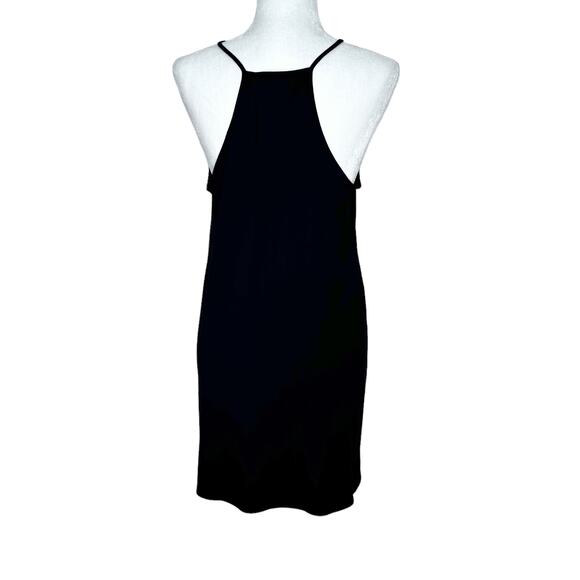 Theory Black Square Neck Ranmire Knit Knee Length Sleeveless Dress NWT - Picture 4 of 8